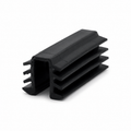 Black 4mm Wardrobe Glazing Rubber