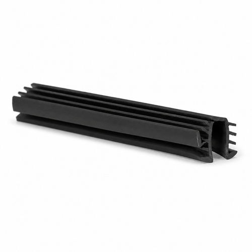 Black 4mm Wardrobe Glazing Rubber