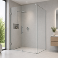 10mm Frameless Glass Square & Inline Shower Screen